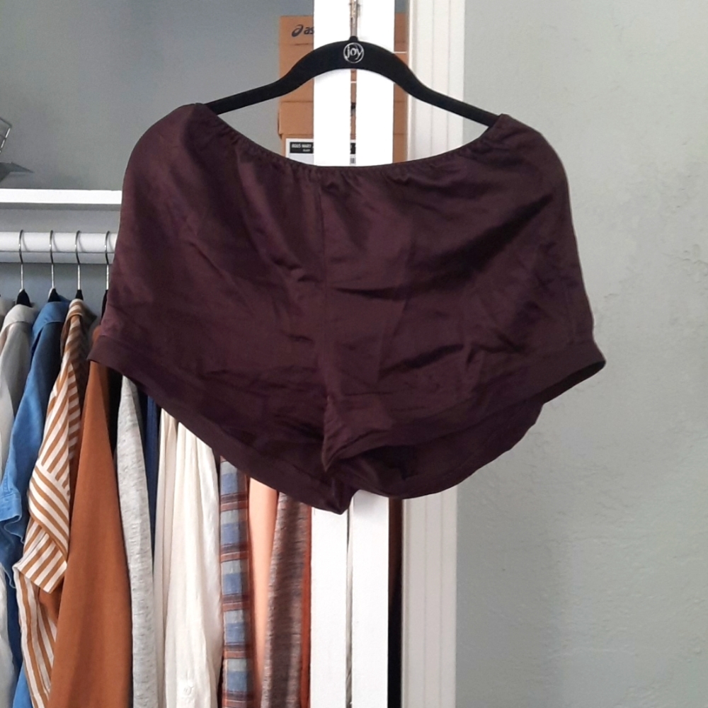 Silk sleep shorts